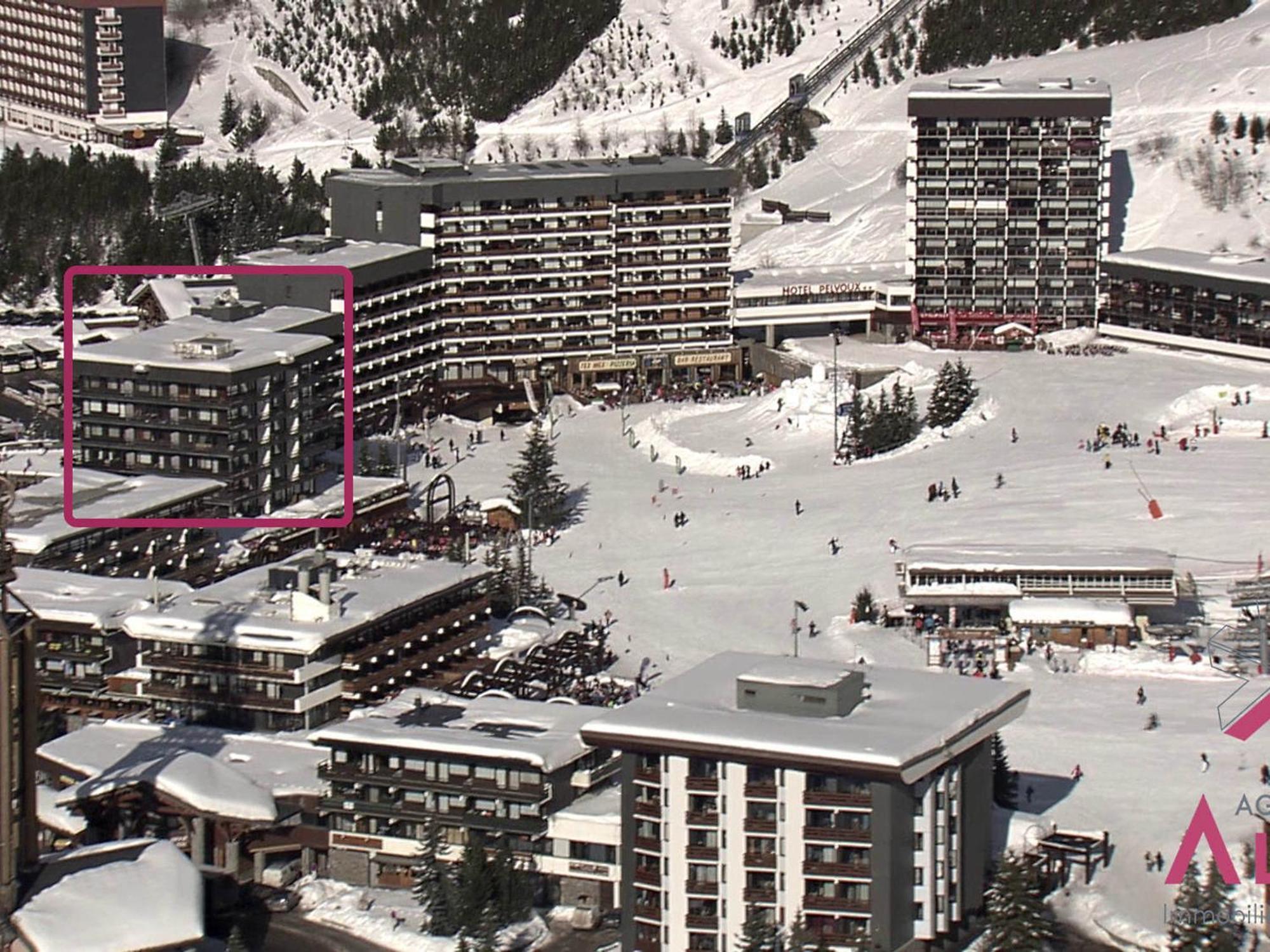 Studio Renove Pour 4, Ski Aux Pieds, La Croisette, Les Menuires - Fr-1-452-230 サン・マルタン・ド・ベルヴィル エクステリア 写真
